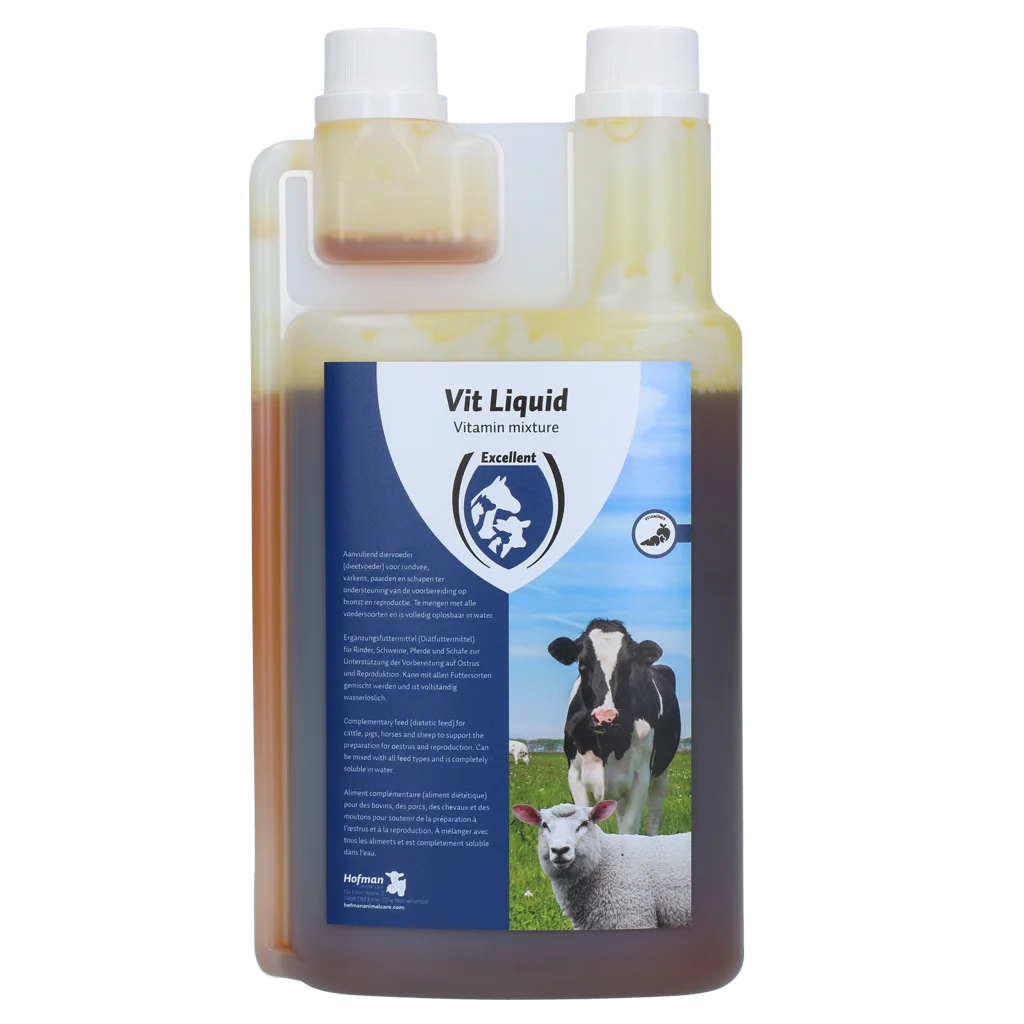 Multivitamine lichide pentru cai, 1 l – Excellent Vit Liquid - imagine 1