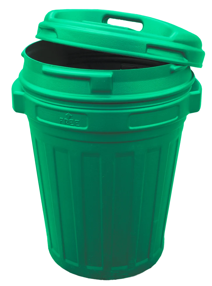 Recipient pentru hrană cu închidere prin rotire, 70 l, verde - imagine 2