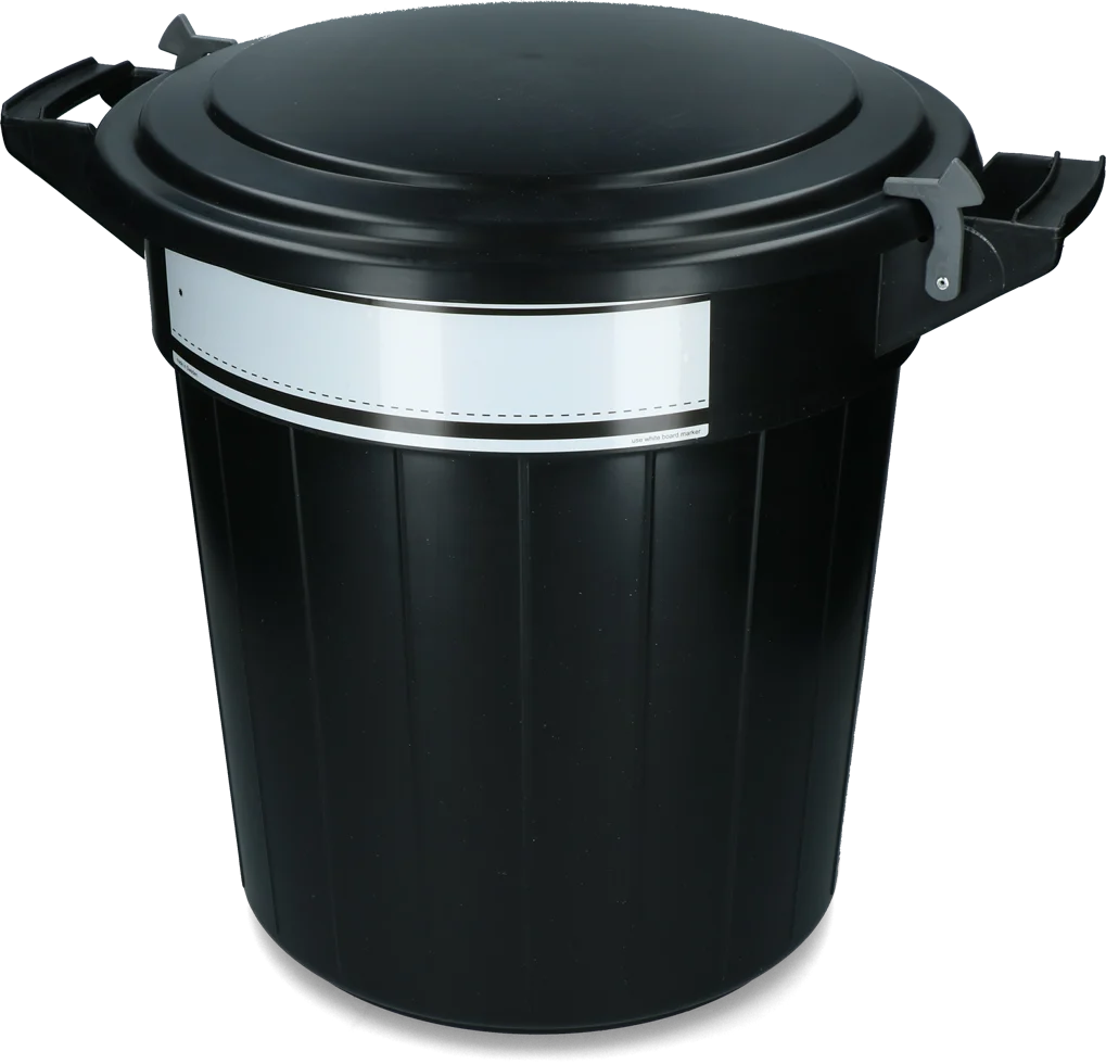 Recipient pentru furaje cu capac și închizătoare, 40 l – Vplast - imagine 3