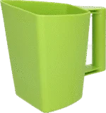 Lingură de furajare din plastic cu gradație de volum, 2 l, Verde – Vplast Plus