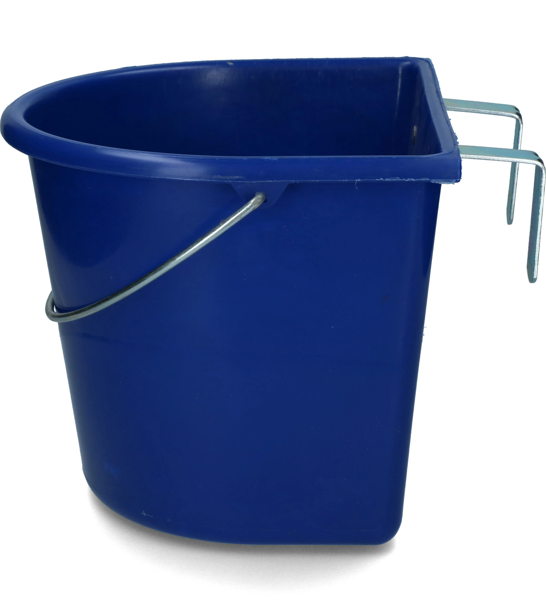 Găleată de furajare cu cârlige de agățare și mâner, 15 l, albastru închis – Vplast - imagine 2