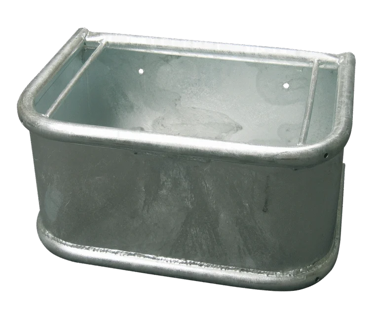 Jgheab pentru cai, galvanizat la cald, aprox. 35 l