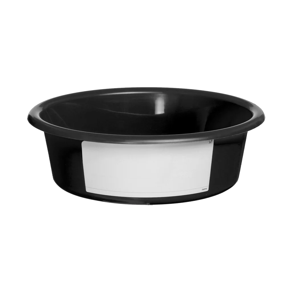 Jgheab pentru cai, 6 l, negru – Vplast - imagine 1