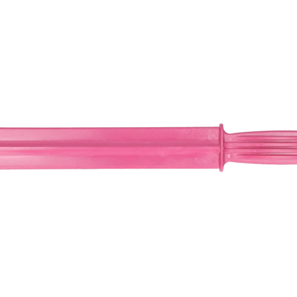 Amestecător pentru furaje din plastic cu orificiu de agățare, 38 cm, roz – Vplast