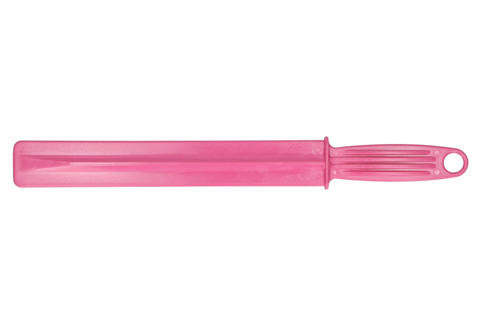 Amestecător pentru furaje din plastic cu orificiu de agățare, 38 cm, roz – Vplast - imagine 1