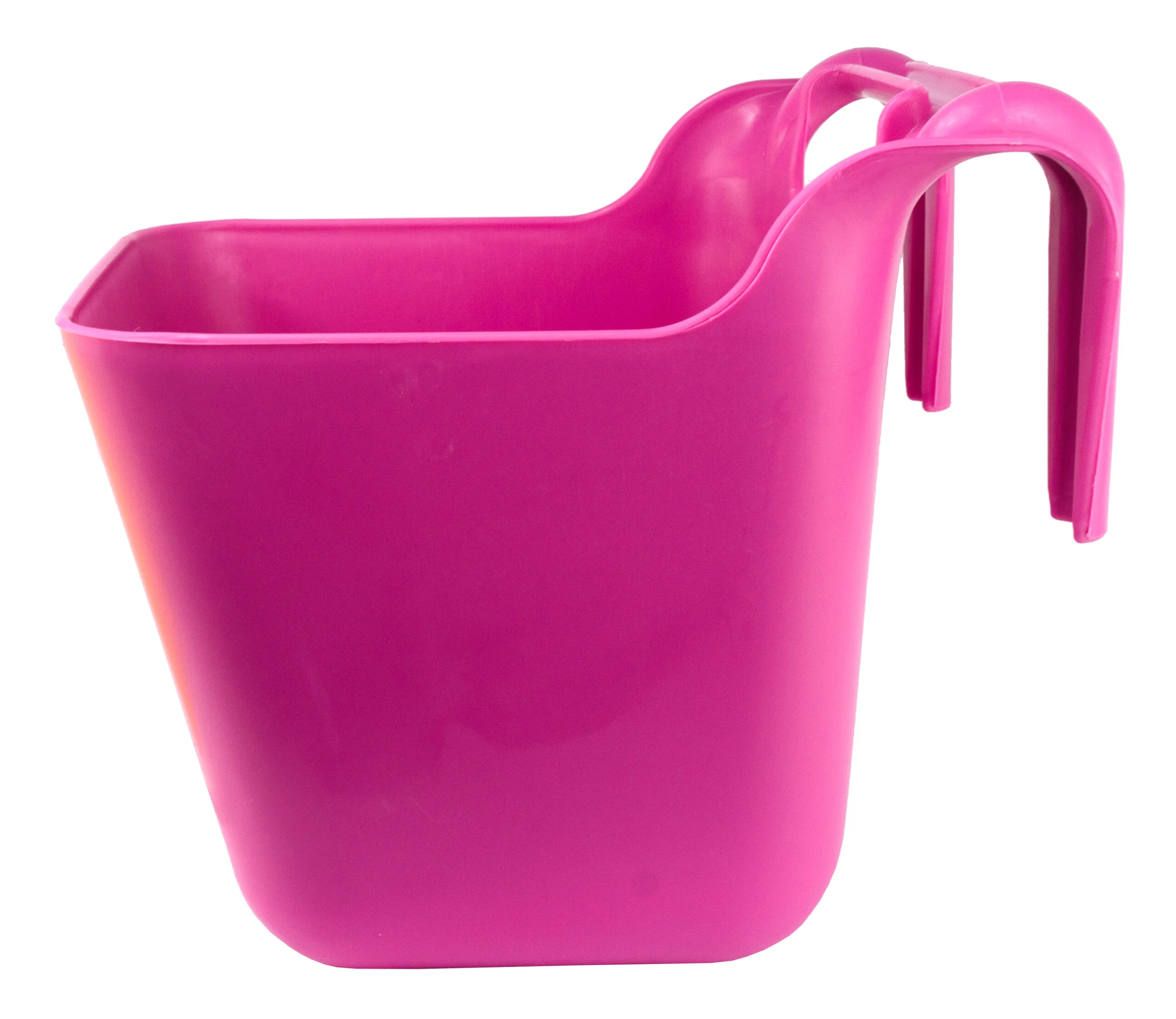 Recipient suspendabil pentru furaje, pentru cai, cu mâner, 14 l, roz – Ok-Plast - imagine 3