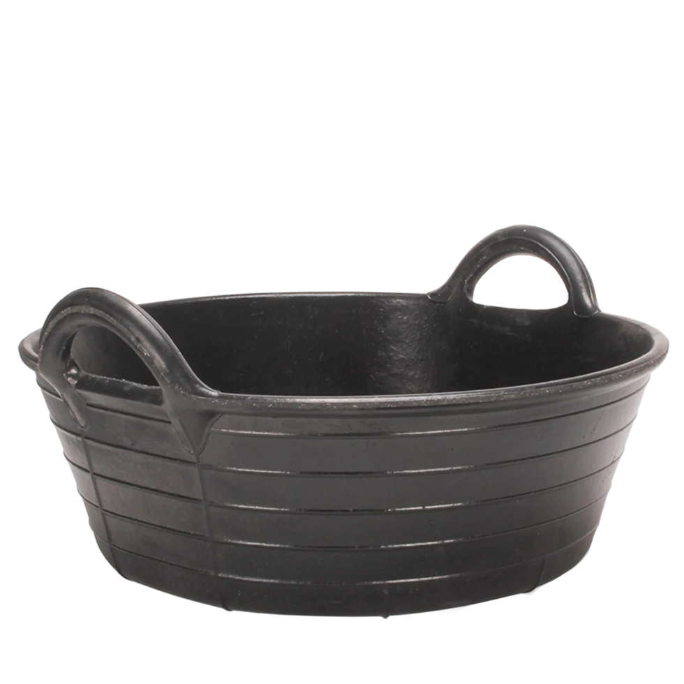 Jgheab din cauciuc natural pentru hrană și apă, 20 l, Gobel - imagine 2