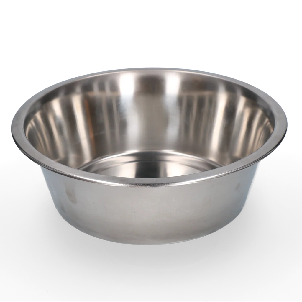 Bol pentru hrană și adăpătoare pentru câini din inox, Ø 25 cm - imagine 1