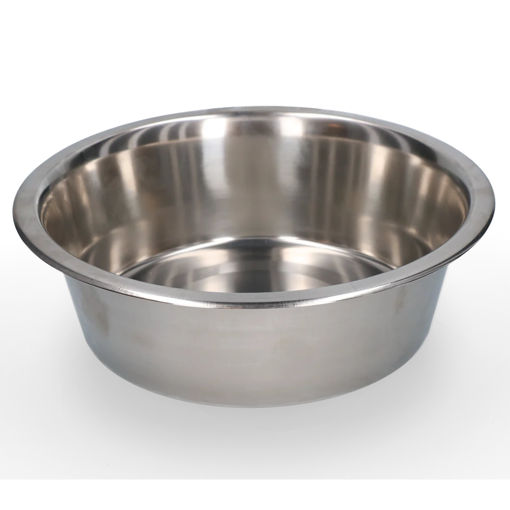 Bol pentru hrană și adăpătoare pentru câini din inox, Ø 28 cm - imagine 1