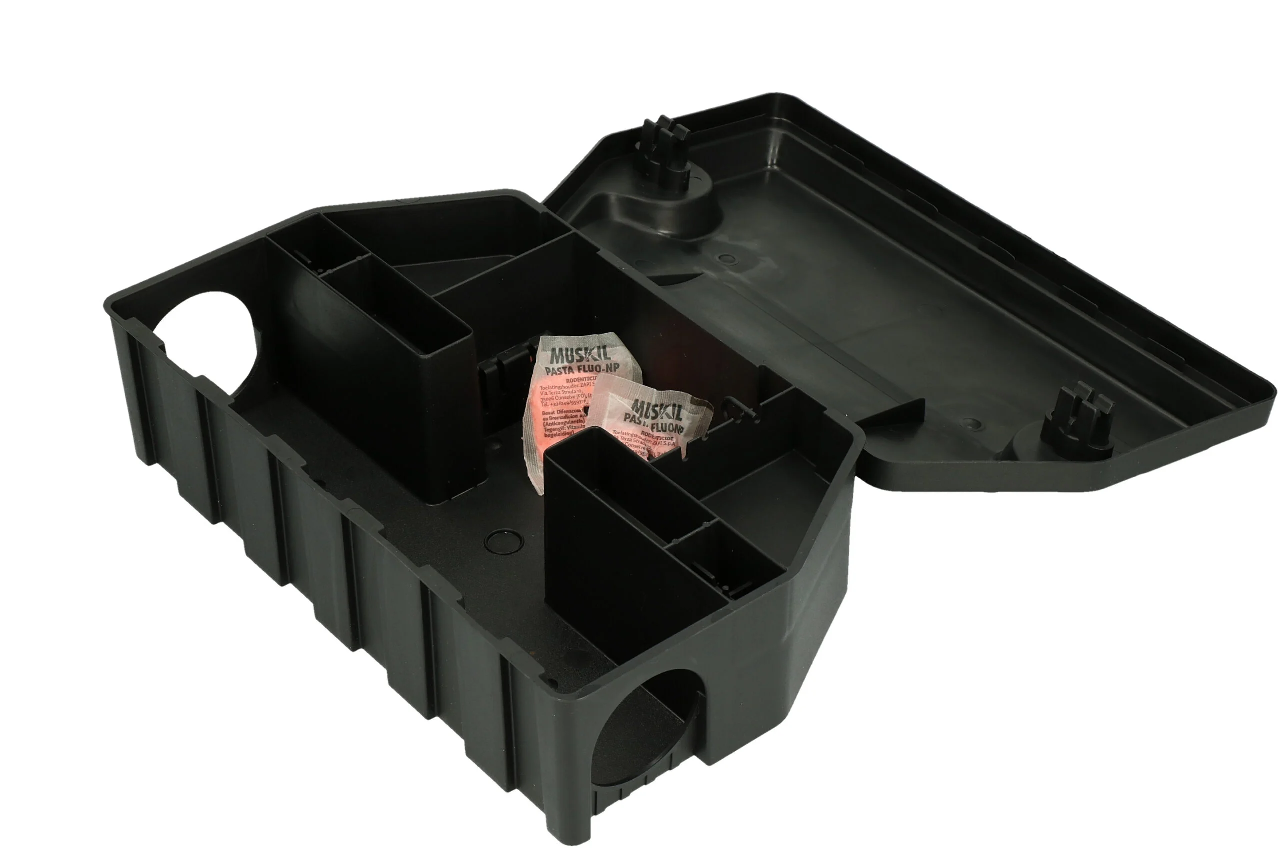 Stație de intoxicare pentru șobolani, cu cheie, 33 x 21 x 10 cm – Hofman Pest Control Aegis Mini Rat - imagine 4