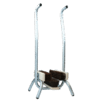 Curățător de încălțăminte de 83 cm, cu suport pentru mână și 3 perii