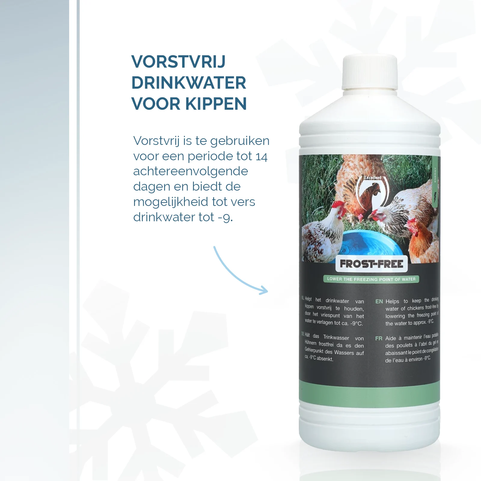 Aditiv pentru apa de băut a găinilor pe timp de ger, 1 l – Excellent Vorstvrij - imagine 4