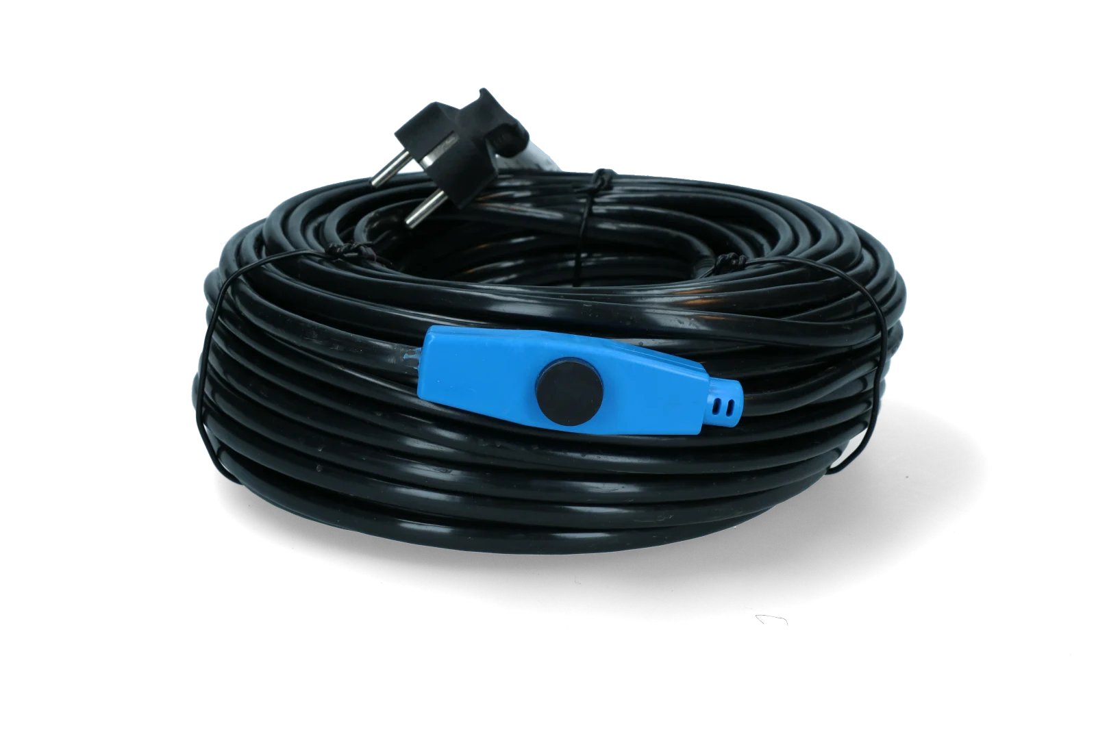 Cablu de protecție împotriva înghețului pentru conducte de apă, cu termostat, 37 m, 592 W – Gobel - imagine 1