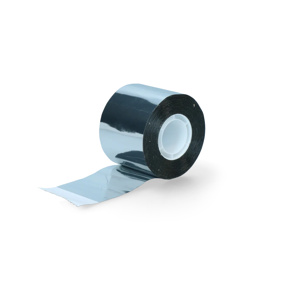 Bandă adezivă din aluminiu pentru cabluri termice, 50 m – Gobel - imagine 1