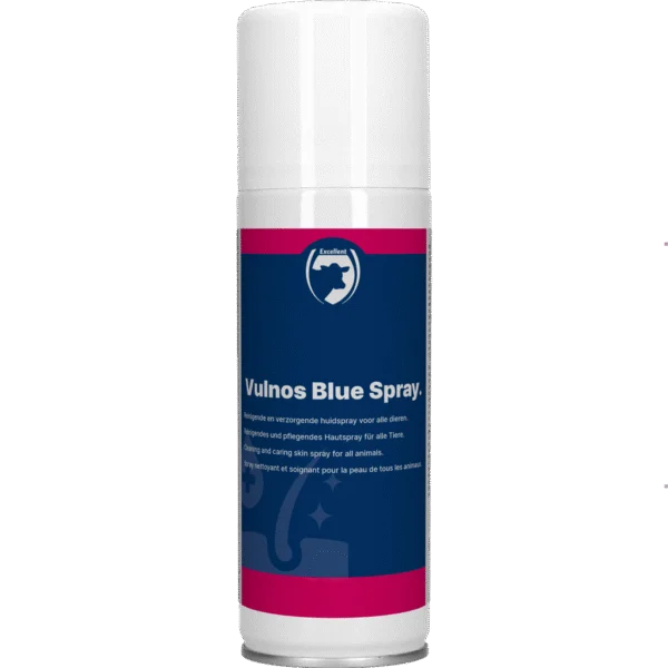 Spray pentru curățarea pielii animalelor, 200 ml – Excellent Vulnos Blauw Spray