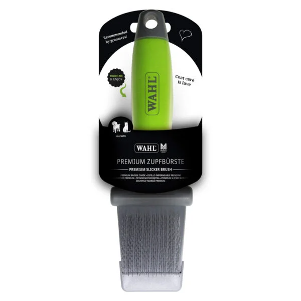 Perie slicker pentru păr lung și scurt – Wahl Premium Slicker Borstel