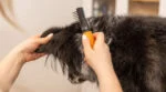 Pieptene pentru descurcarea blănii câinilor, cu dinți curbați din oțel inoxidabil – Wahl Dematter - imagine 3