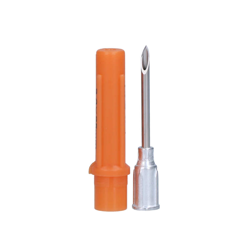 Ac de unică folosință pentru bovine, oțel inoxidabil, 14G x 1 inch - imagine 1