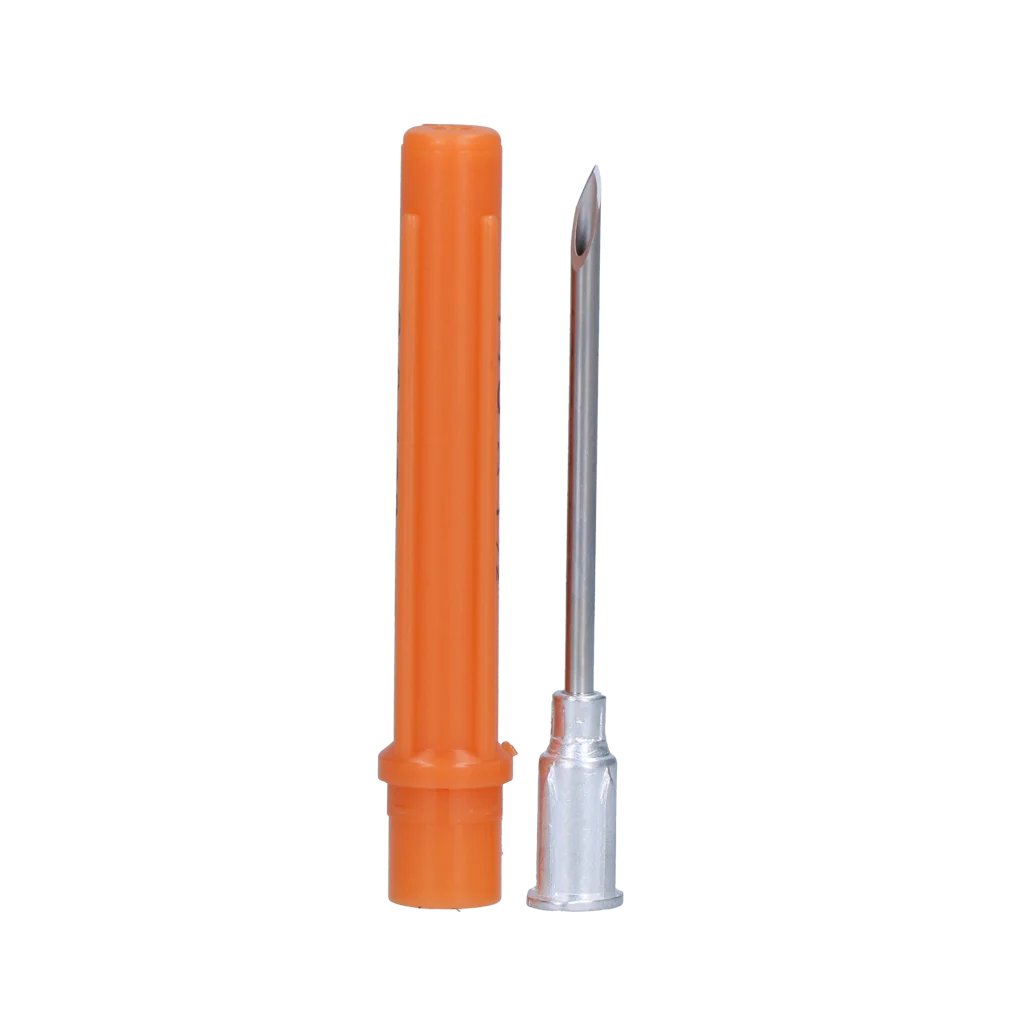 Ac de unică folosință pentru porci și bovine, oțel inoxidabil, 14G x 1,5 inch - imagine 1
