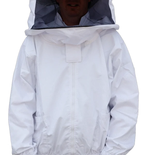 Jachetă apicolă din bumbac cu pălărie și voal, mărimea XXL – Hofman Pest Control