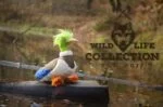 Jucărie de pluș moale pentru câini, cu frânghie pentru tras și chițăitoare – colecția Wild Life, Wild Life Dog Eend - imagine 4