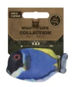 Pește de jucărie pentru pisici cu iarba mâței – Wild Life Collection, pește chirurg albastru