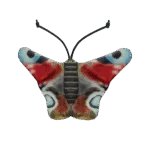 Fluture de jucărie pentru pisici, cu iarbă mâței – Wild Life Collection Cat Dagpauwoog - imagine 2