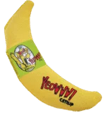 Banană de jucărie pentru pisici cu iarbă mâței, 17,7 cm – Yeowww! Chicata Banana