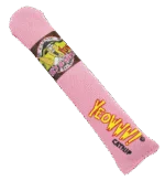 Jucărie în formă de trabuc pentru pisici cu iarba mâței, roz, 18 cm – Yeowww! Cigar