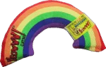 Jucărie pentru pisici în formă de curcubeu, cu catnip, 17,7 cm – Yeowww! Rainbow