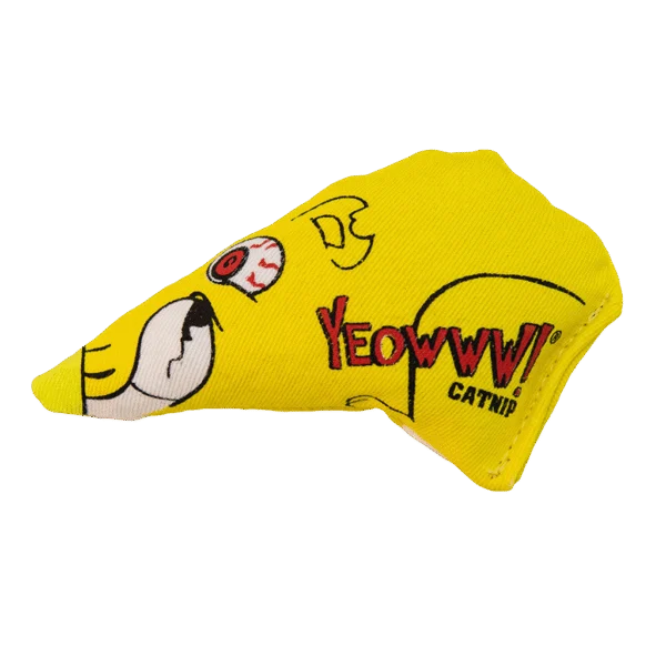 Șoricel de jucărie pentru pisici cu iarbă mâței – Yeowww! Chubby Mouse