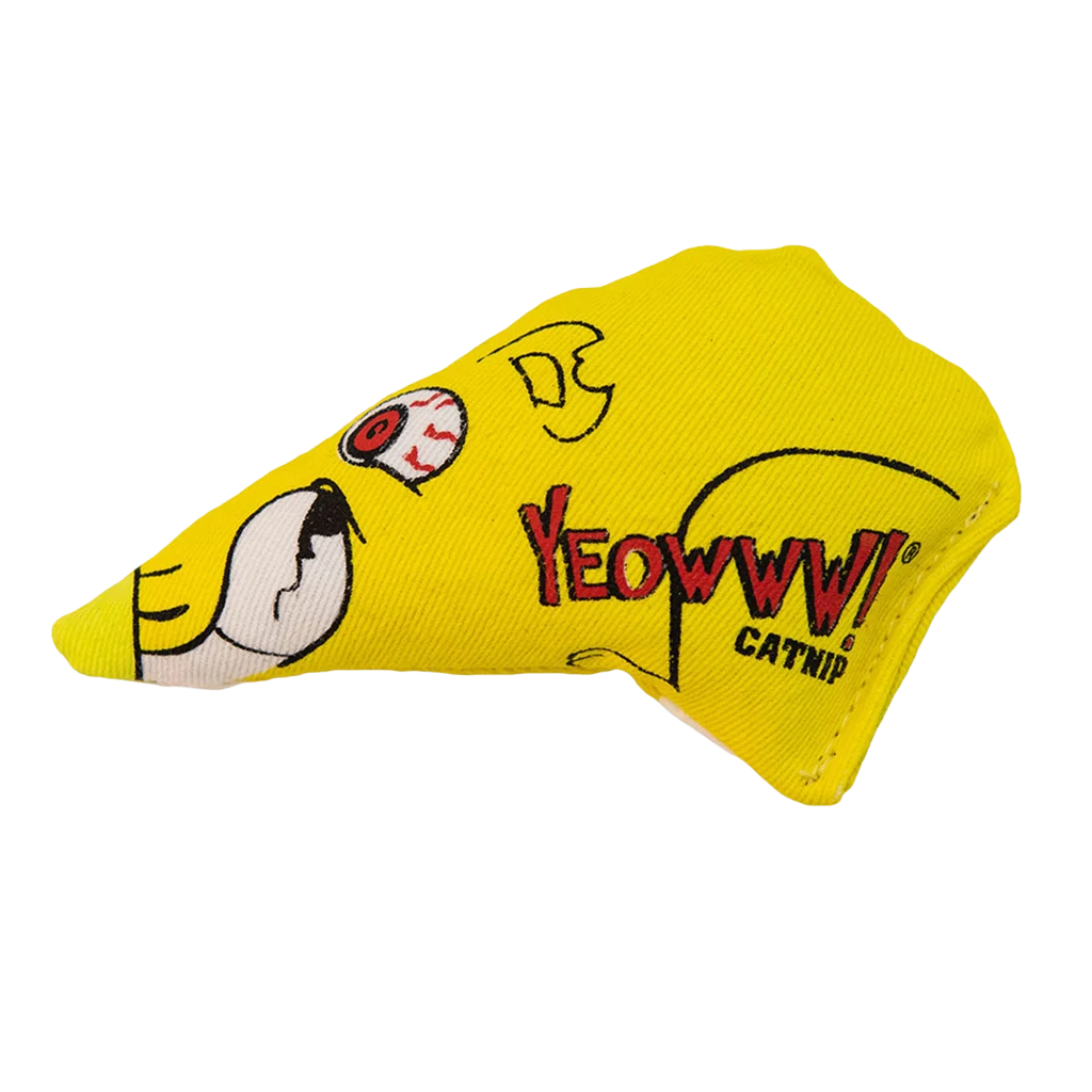 Șoricel de jucărie pentru pisici cu iarbă mâței – Yeowww! Chubby Mouse - imagine 1