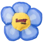 Floare de jucărie pentru pisici, cu iarbă-mâței și petale foșnitoare, albastră – Yeowww! Daisy's Flower Tops
