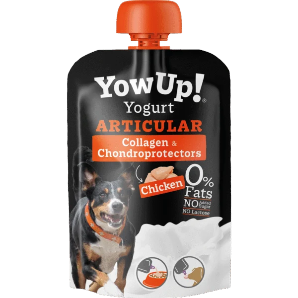 Supliment cu iaurt pentru câini cu pui și colagen – YowUp! Yogurt Dogs Articular Chicken