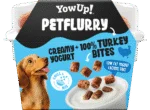 Snack cremos pentru câini cu curcan – YowUp! PetFlurry