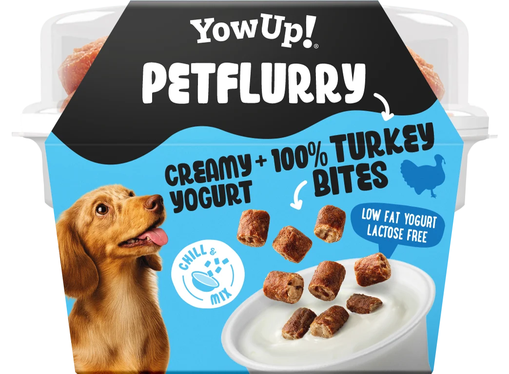 Snack cremos pentru câini cu curcan – YowUp! PetFlurry - imagine 1