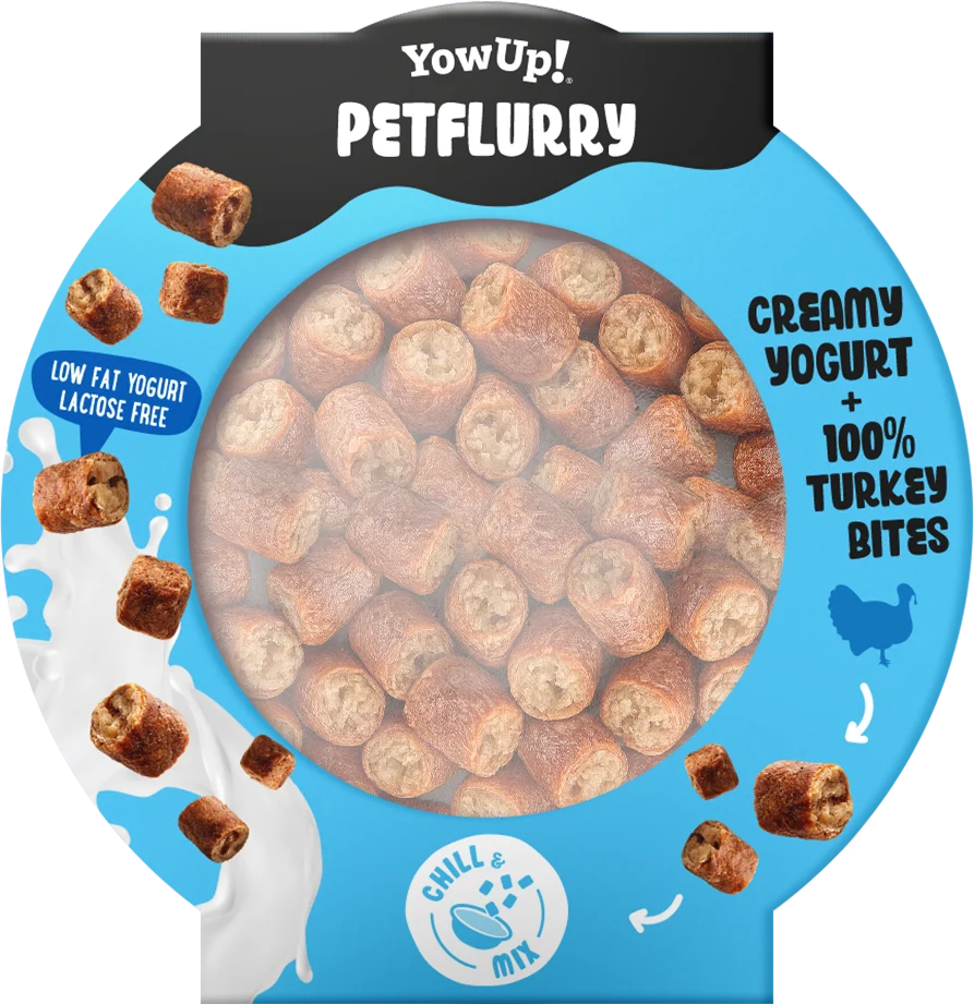 Snack cremos pentru câini cu curcan – YowUp! PetFlurry - imagine 2