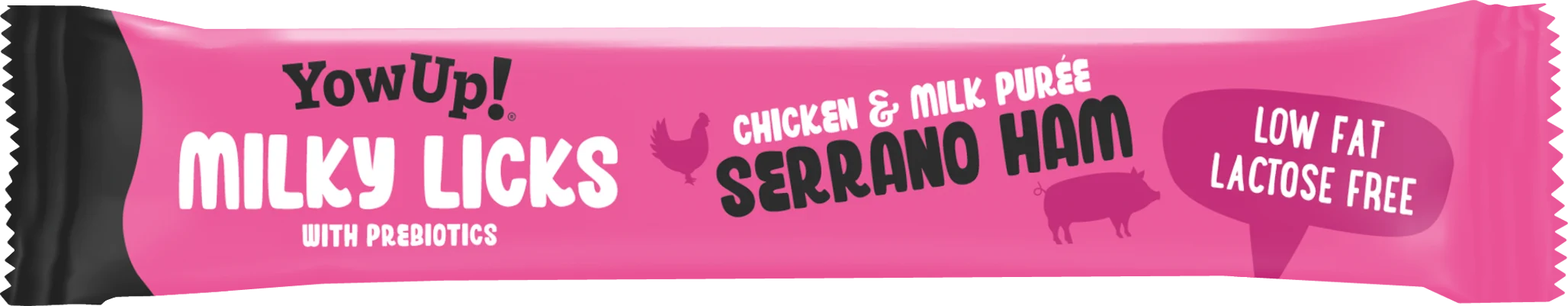 Gustare de lins pentru pisici cu aromă de șuncă Serrano – YowUp! Milky Licks - imagine 2