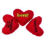 Inimioară de joacă pentru pisici cu iarbă a mâței, 10 cm – Yeowww! Hearrrt Attack - imagine 5