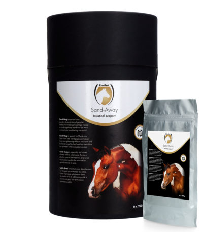 Supliment cu psyllium pentru cai, 6 x 200 g – Excellent Horse Sand-Away