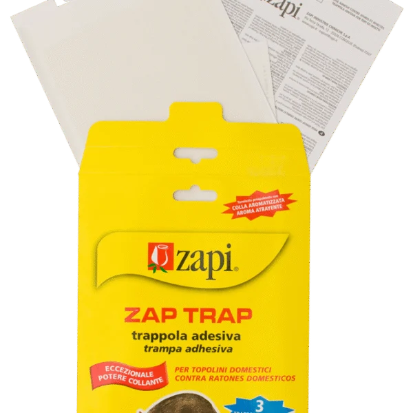Capcană adezivă pentru șoareci și insecte târâtoare, 15 x 21 cm, 3 bucăți – Zapi Zap Trap