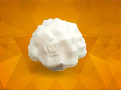 Jucărie pentru câini din TPR, cu deschidere pentru recompense, plutitoare – Zee.dog Super Veggiez The Cauliflower - imagine 3
