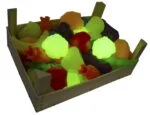 Jucărie pentru câini din TPR, cu deschidere pentru recompense, plutitoare – Zee.dog Super Veggiez The Cauliflower - imagine 2