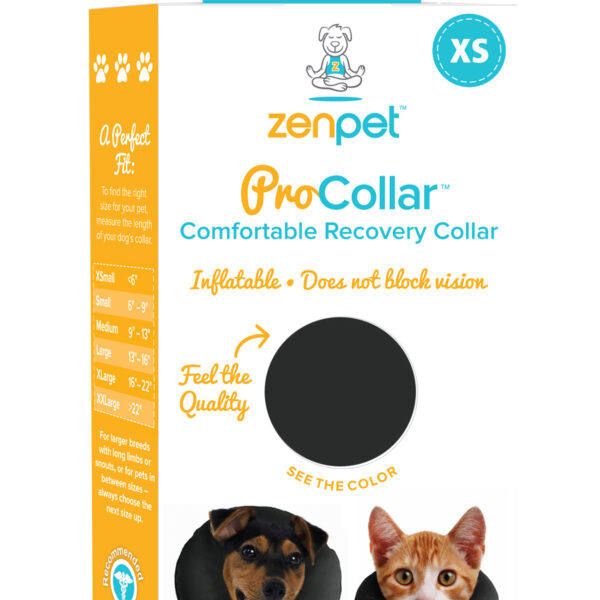 Guler de protecție pentru câini XS, lavabil, 15,2 cm – Zenpet ProCollar