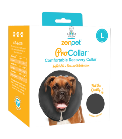 Guler de protecție pentru câini L, lavabil, 33 până la 40,6 cm – Zenpet ProCollar