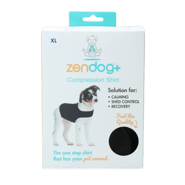 Vestă de compresie pentru câini XL, respirabilă, circumferința pieptului 61 până la 71 cm – Zenpet ZenDog Compression Shirt