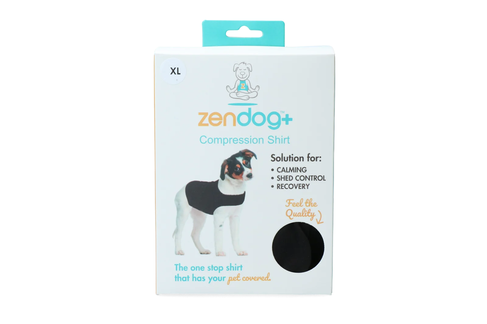 Vestă de compresie pentru câini XL, respirabilă, circumferința pieptului 61 până la 71 cm – Zenpet ZenDog Compression Shirt - imagine 1