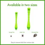 Pensetă pentru căpușe cu orificiu pentru breloc, 2 bucăți – Zenpet Tick Tornado - imagine 3