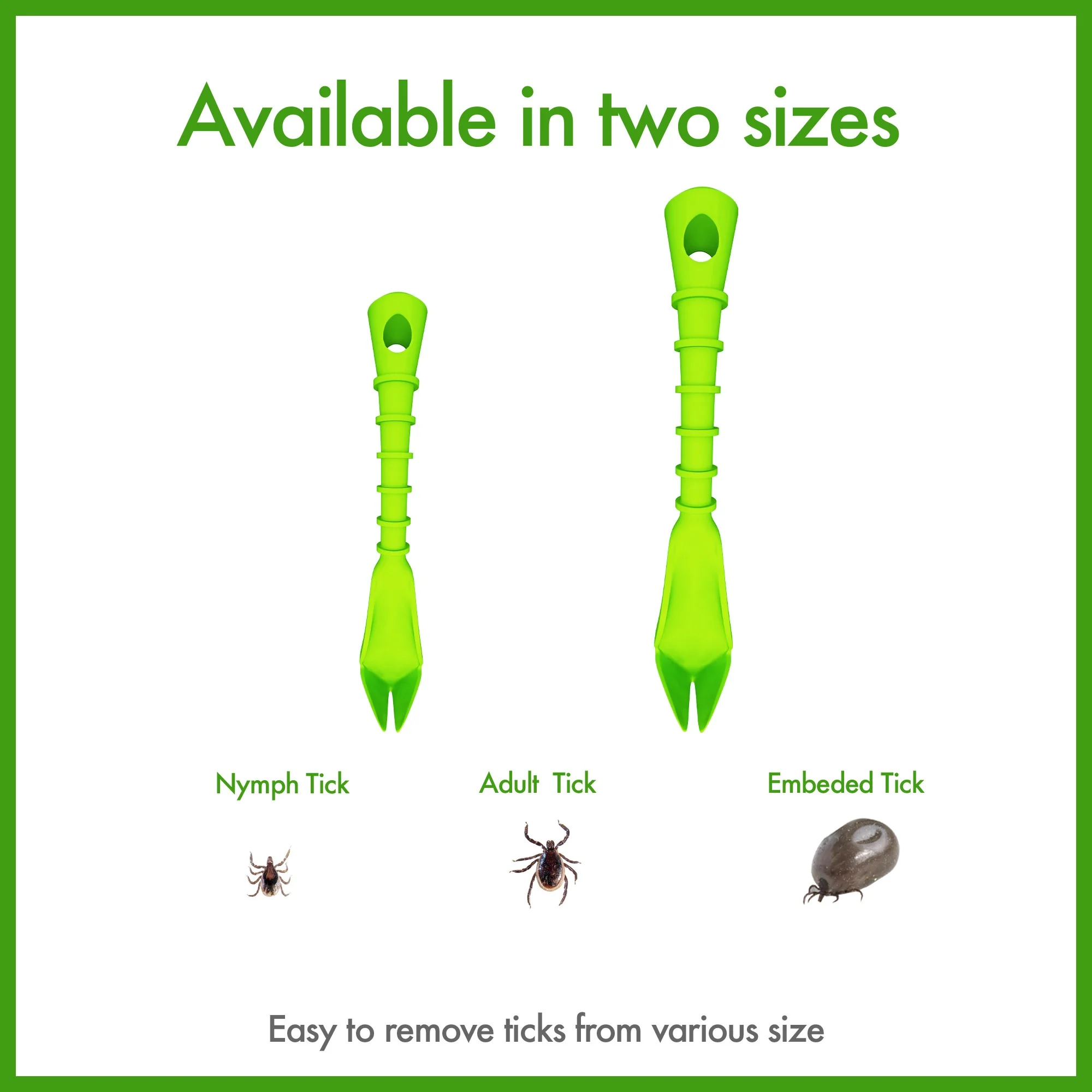 Pensetă pentru căpușe cu orificiu pentru breloc, 2 bucăți – Zenpet Tick Tornado - imagine 3