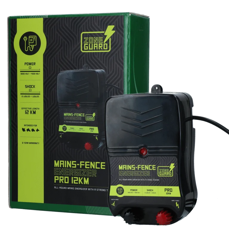 Generator pentru gard electric alimentat de la rețea – ZoneGuard Energizer Pro 12 km